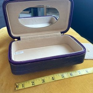 Portable jewelry box. Smaller box within it.